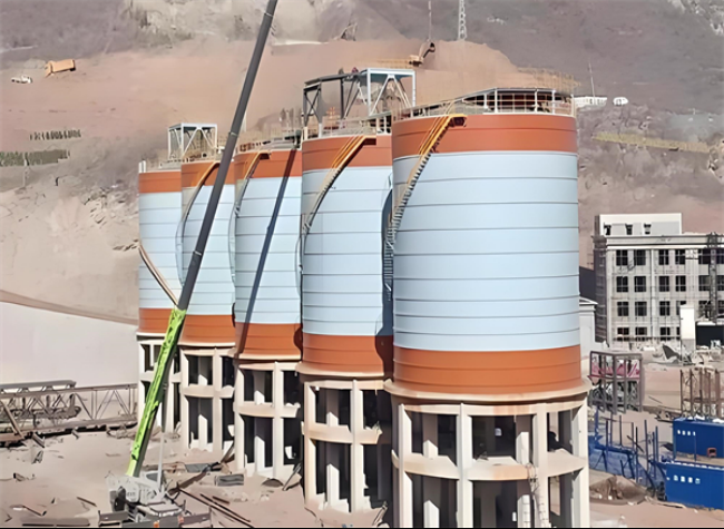 托克托高架钢板仓